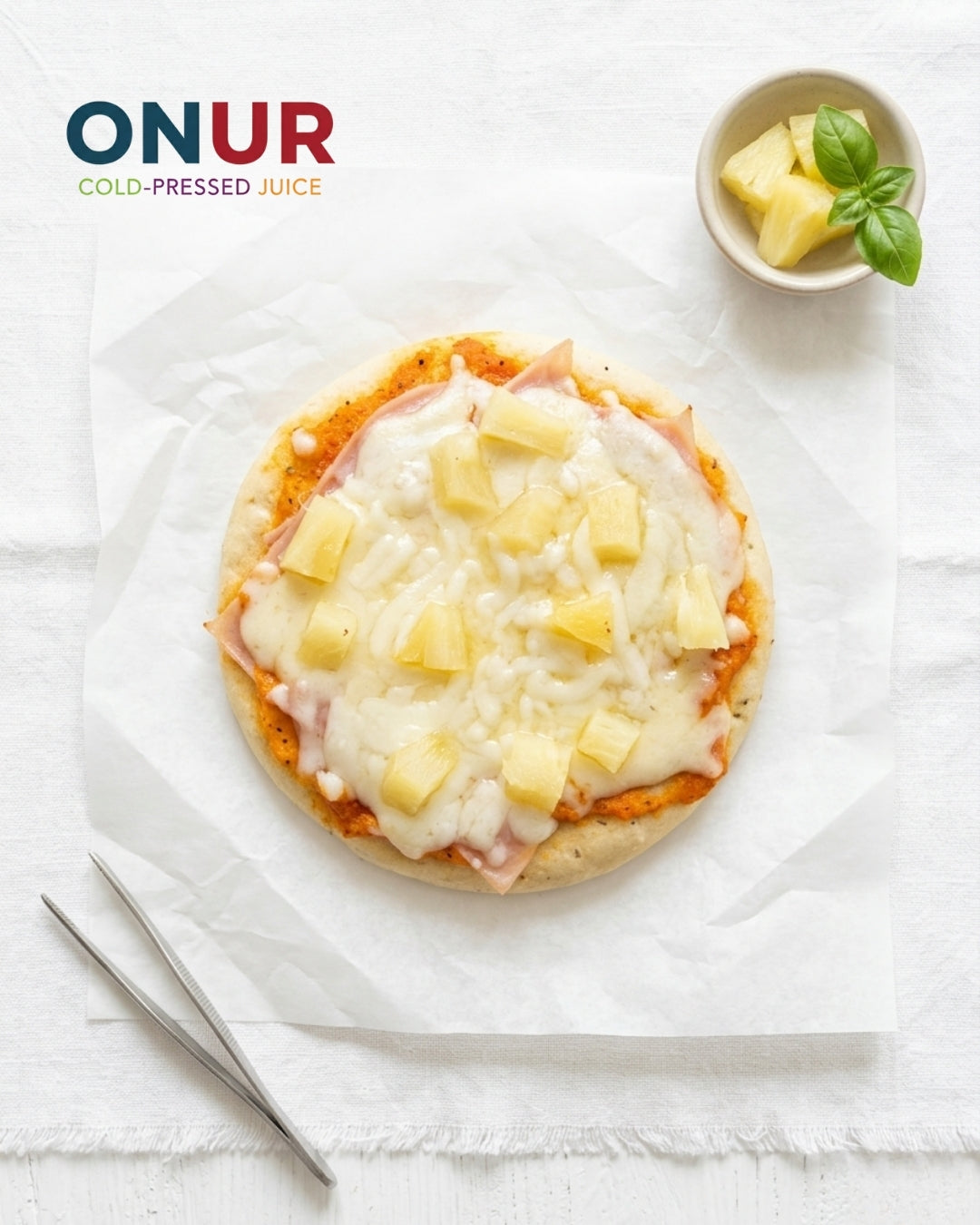 Mini-Pizza Hawaiana